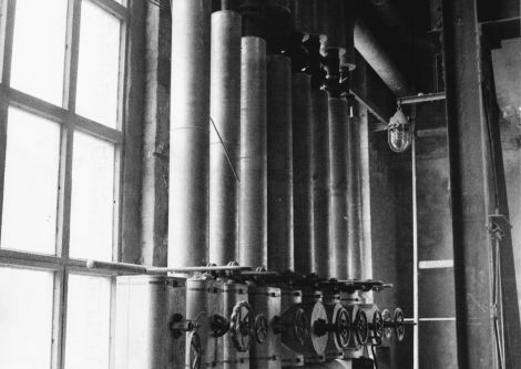 Das Heizkraftwerk Lindenau im Jahr 1964